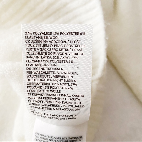 H&M White Faux Pearl Beaded Sweater - Picture 8 of 13